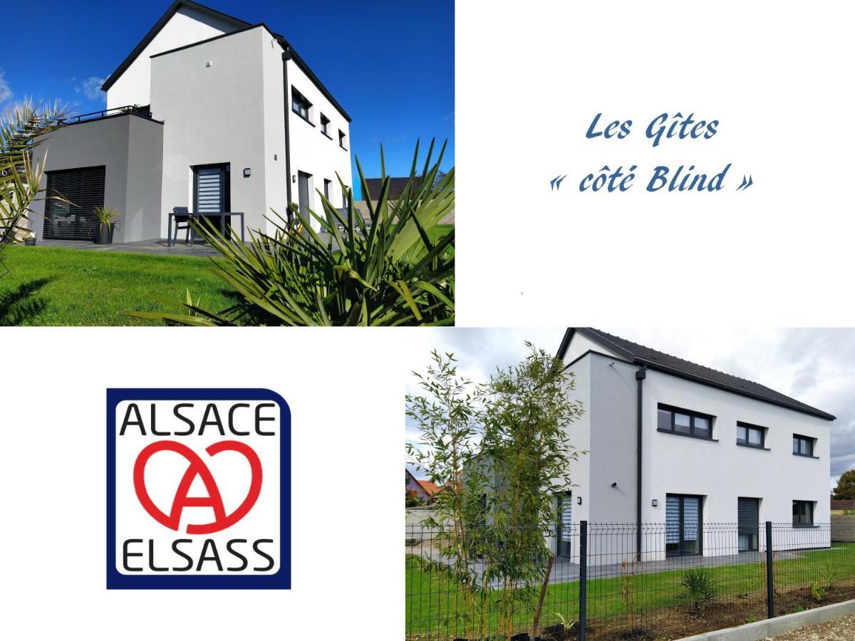 "Les Gites Cote Blind" Tout Confort Proche Colmar Bischwihr Luaran gambar